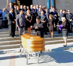 uneral, Corporación, Bandera, medalla, Domingo Heras López, Navaleno, iglesia parroquial, Antonio Pardo, Féretro, fallecimiento