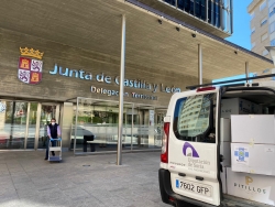 Diputación entrega material a la Junta para las residencias de la provincia de Soria