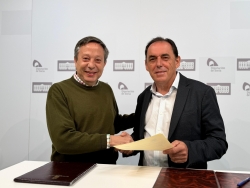 Firma convenio entre la Diputación y el Casino Amistad Numancia