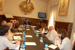 REUNIÓN DIPUTACIÓN, PATRONATO DE TURISMO Y ALCALDES DE LAS 8 LOCALIDADES DEL PLAN DE CONVERGENCIA