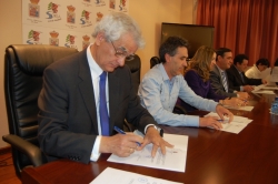ALCALDES DE BERLANGA, COVALEDA, MEDINACELI Y SOTILLO EN LA FIRMA PLAN CONVERGENCIA