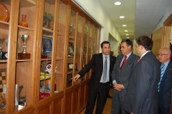 VISITA DEL PRESIDENTE DE LA DIPUTACIÓN AL CENTRO SORIANO EN ZARAGOZA