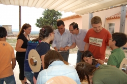 EL PTE DE LA DIPUTACIÓN EN LA ÚLTIMA JORNADA DE LA ESCUELA ARQUEOLÓGICA DE NUMANCIA