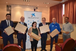 La obra Social de La Caixa entrega juguetes a la Diputación provincial de Soria