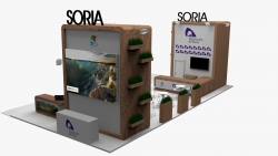 Estand de la Diputación provincial de Soria en INTUR