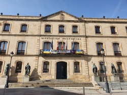 Fachada del Palacio de la Diputación provincial de Soria