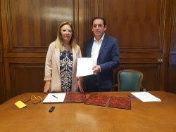 Firma convenio con Montes de Soria