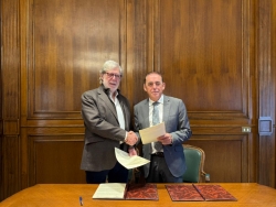 Firma de dos convenios entre Diputación de Soria y Foes Firma convenios con FOES 2025