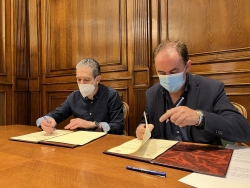 Firma Convenio de Colaboración CD Bádminton