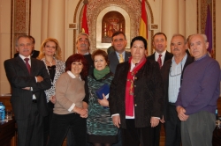 HOMENAJE DE LA DIPUTACIÓN A LOS SEIS TRABAJADORES QUE SE HAN JUBILADO EN 2012