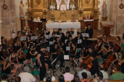 MIEMBROS DE LA JOSS EN EL CONCIERTO OFRECIDO EN ALCUBILLA DE AVELLANEDA