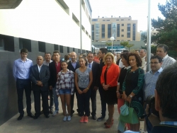 LA VICEPRESIDENTA PRIMERA DE LA DIPUTACIÓN EN LA INAUGURACIÓN POLIDEPORTIVO GOLMAYO