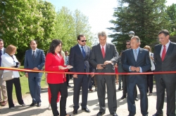 EL PTE DE LA DIPUTACIÓN EN LA INAUGURACIÓN DE LA FERIA DE MUESTRAS DE ALMAZÁN