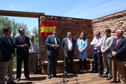 EL PRESIDENTE DE LA DIPUTACIÓN, ANTONIO PARDO, EN LA INAUGURACIÓN DE LA ATALAYA DE LICERAS