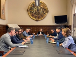 Mesa de la Trufa reunida en Diputación provicial de Soria