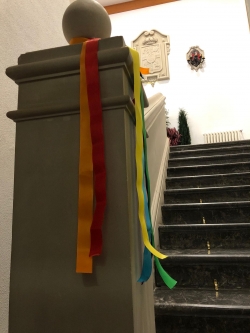 Diputación tiñe sus pasillos 