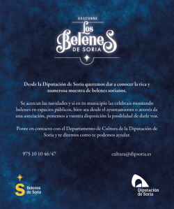 Abierto el plazo "Ruta de Belenes"