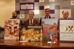 PRESENTACIÓN CARTELES SEMANA SANTA 2015 ÁGREDA, EL BURGO DE OSMA Y SORIA EN LA DIPUTACIÓN PROVINCIAL