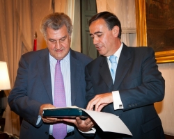 EL PTE DE LA DIPUTACIÓN DE SORIA HA SIDO RECIBIDO POR EL PRESIDENTE DEL CONGRESO