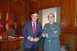PTE DE LA DIPUTACIÓN DE SORIA  Y EL TENIENTE CORONEL DE LA GUARDIA CIVIL