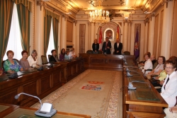 VISITA AL SALÓN DE PLENOS JORNADA PUERTAS ABIERTAS