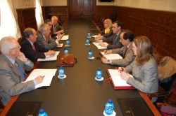 REUNION ENTRE EL CONSEJO SOCIAL UVA, DIPUTACIÓN, SUBDELEGACIÓN Y DELEGACION JCYL