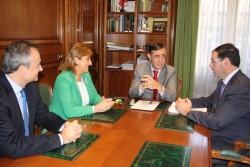 PRESIDENTES DIPUTACIONES DE SORIA Y CUENCA Y PRESIDENTA DIPUTACIÓN TERUEL