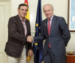 EL PTE DE LA DIPUTACIÓN EL SECRETARIO GENERAL DE INFRAESTRUCTURAS DEL MINISTERIO DE FOMENTO