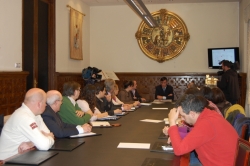 REUNIÓN DIPUTACIÓN DE SORIA EMPRESAS PARTICIPANTES SALON DE GOURMETS