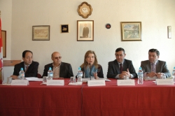 FOTO CEDIDA POR EL GABINETE DE PRENSA DE LA JUNTA EN SORIA SOBRE LA REUNIÓN EN VALDEMALUQUE