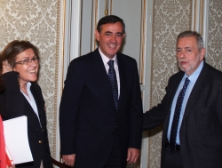 EL PTE DE LA DIPUTACIÓN CON EL SECRETARIO DE ESTADO DE ADMINISTRACIONES PÚBLICAS Y LA PTA DEL PP