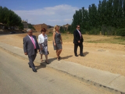 VISITA DE LA VICEPTA PRIMERA DE LA DIPUTACIÓN A SANTA MARÍA DE HUERTA