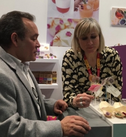 Saturnino de Gregorio visitan stand Diputación en el Salón Gourmets