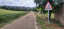 Nueva señalización en el Camino del Cid