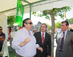 LAS AUTORIDADES EN EL SANTD DE ASAJA 