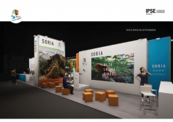 Stand de la Diputación de Soria en INTUR