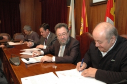 ACTO FIRMA CONVENIO AYUDAS PACTO LOCAL AYUNTAMIENTOS PARTIDO JUDICIAL ALMAZAN