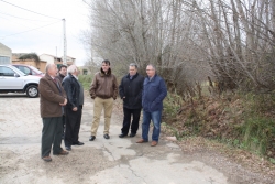 VISITA A FRESNO DE CARACENA DEL PRESIDENTE DE LA DIPUTACIÓN DE SORIA