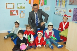 VISITA PRESIDENTE DIPUTACIÓN GUARDERÍA MUNICIPAL &quot;LA RUEDA&quot; EL BURGO DE OSMA