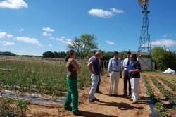 VISITA DEL PRESIDENTE DE LA DIPUTACIÓN DE SORIA A HUERTOS DE SORIA