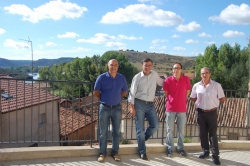 VISITA DEL PRESIDENTE DE LA DIPUTACIÓN DE SORIA A LOS RÁBANOS