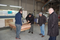 VISITA DEL PRESIDENTE DE LA DIPUTACIÓN A LA PLANTA DE NORMA DOORS TECHNOLOGIES