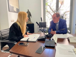 Presidenta y vicepresidente de la Comisión de municipios de menor poblaci´ón